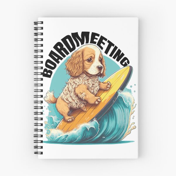 Item preview, Board meeting -  Surfing dog  designed and sold by Artocity99.