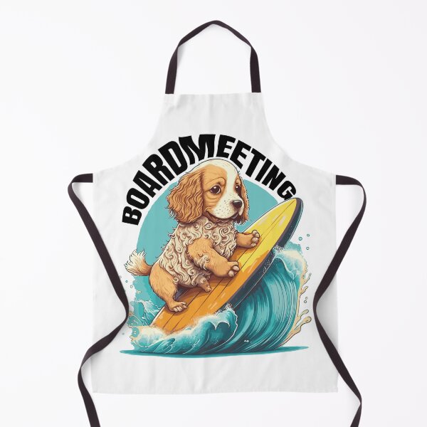 Item preview, Board meeting - Surfing dog designed and sold by Artocity99.