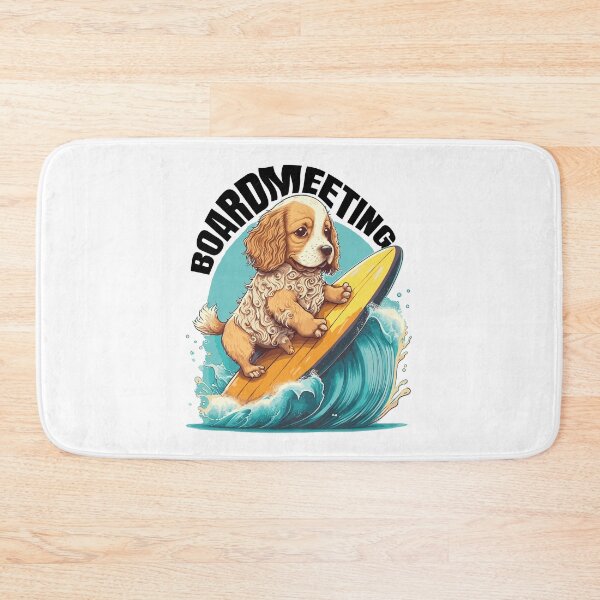 Item preview, Board meeting -  Surfing dog  designed and sold by Artocity99.