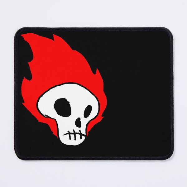 Item preview, flaming skull (ernesto) designed and sold by RobotPizzaGuy.