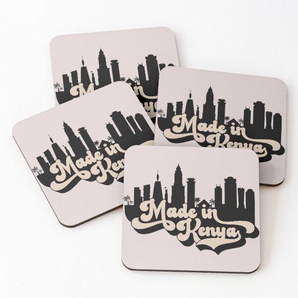 Item preview, Made in Kenya Nairobi Skyline - Beige designed and sold by PearlMoonGrapes.