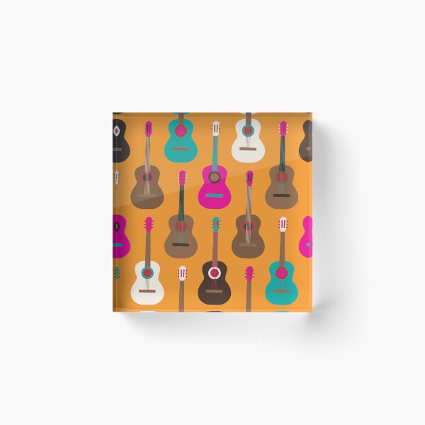 Item preview, Guitar party in orange, teal and magenta designed and sold by FrancesPoff.