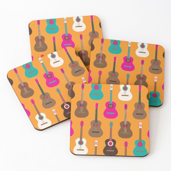 Item preview, Guitar party in orange, teal and magenta designed and sold by FrancesPoff.
