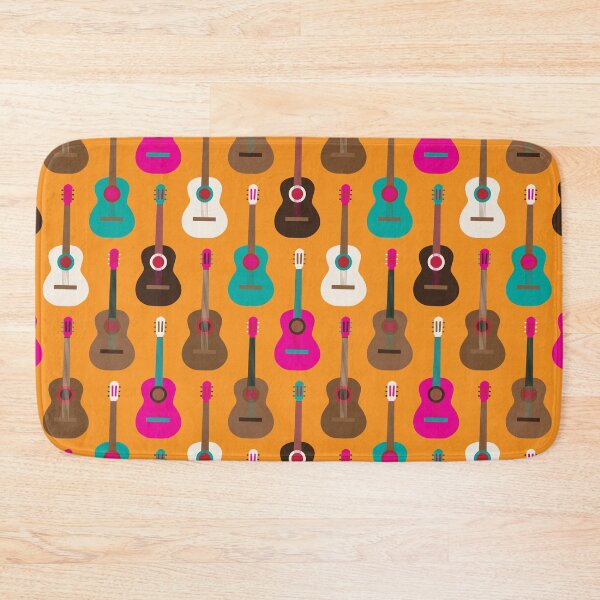 Item preview, Guitar party in orange, teal and magenta designed and sold by FrancesPoff.