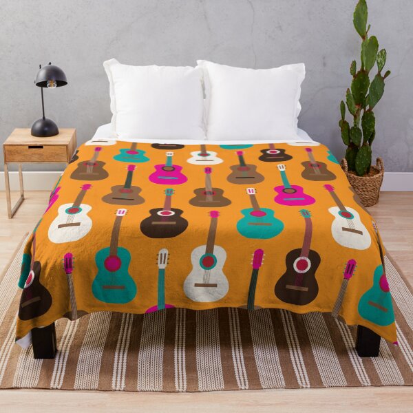Item preview, Guitar party in orange, teal and magenta designed and sold by FrancesPoff.