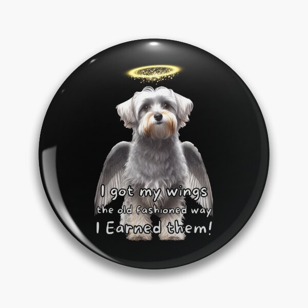 Item preview, Angel dogs - Dandie Dinmont Terrier designed and sold by SteampunkMoai.