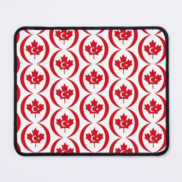 Item preview, Turkish Canadian Multinational Patriot Flag Series designed and sold by Carbon-Fibre Media.