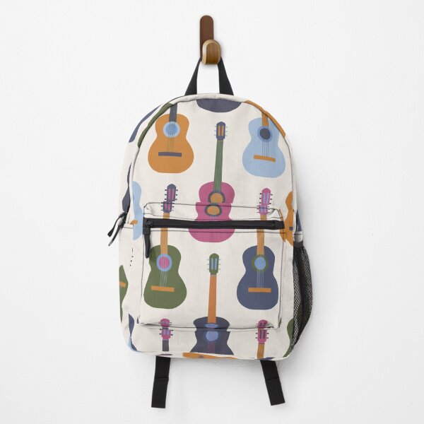 Item preview, Guitar romance in navy, pink, sky blue and green designed and sold by FrancesPoff.