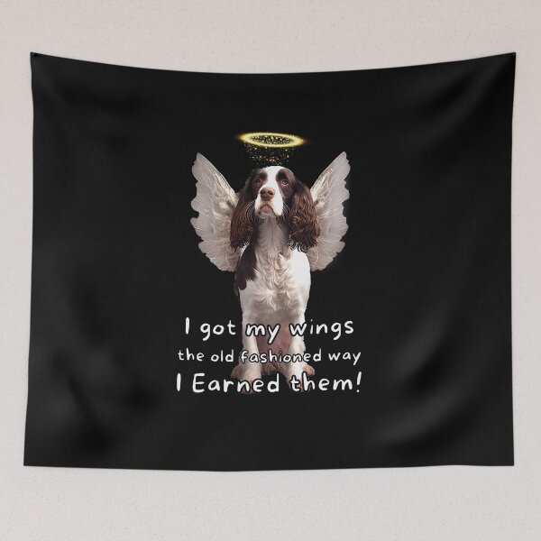 Item preview, Angel dogs - English Springer Spaniel designed and sold by SteampunkMoai.