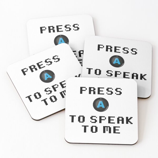 Item preview, Press A To Speak To Me by Colin Polley designed and sold by Colin Polley.
