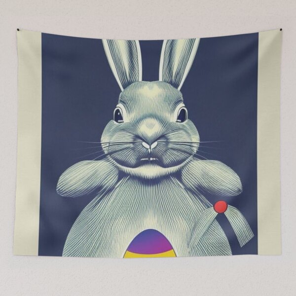 Item preview, Easter bunny, (line art) designed and sold by CriticalC404.