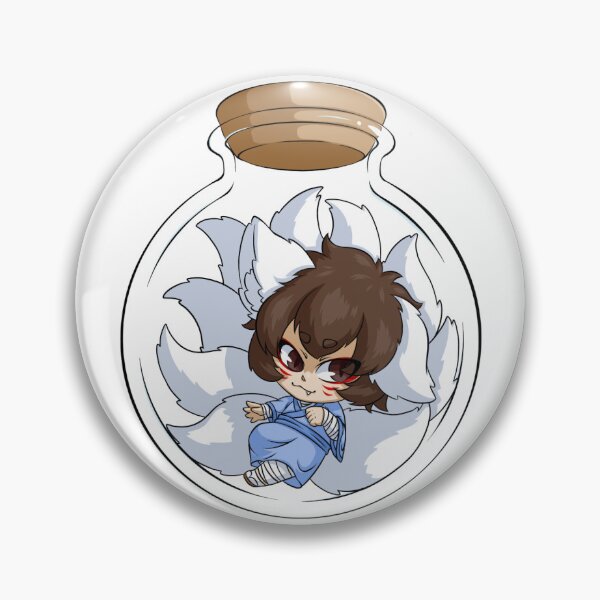 Artikelvorschau, Kitsune Dazai Osamu in einer Flasche entworfen und verkauft von CutiePi3.