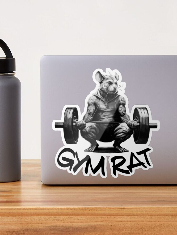 Gym Life, Gym Rat Sticker for Sale by Ideallity