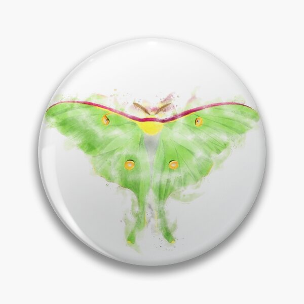 Item preview, Luna Moth Watercolour Artwork designed and sold by Typeglyphs.