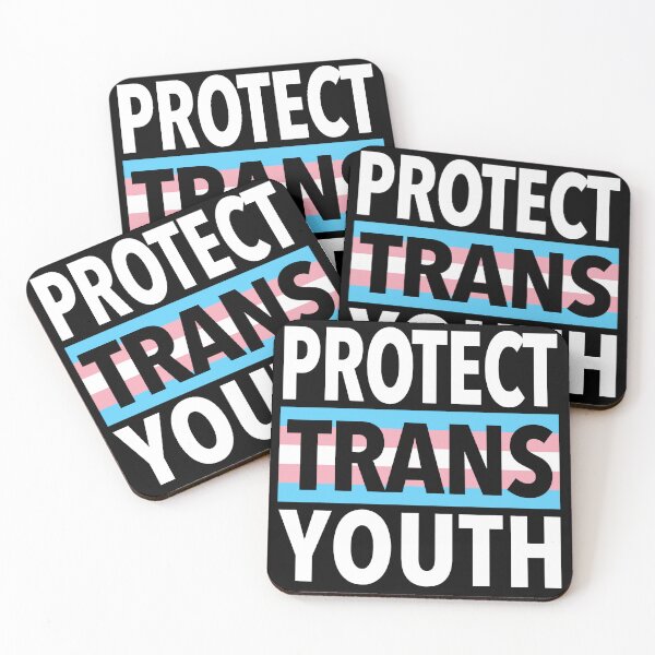Item preview, Protect Trans Youth (trans flag edition) designed and sold by Thelittlelord.