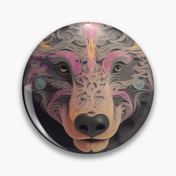 Item preview, PaperCut Grizzly Bear designed and sold by Damitan.