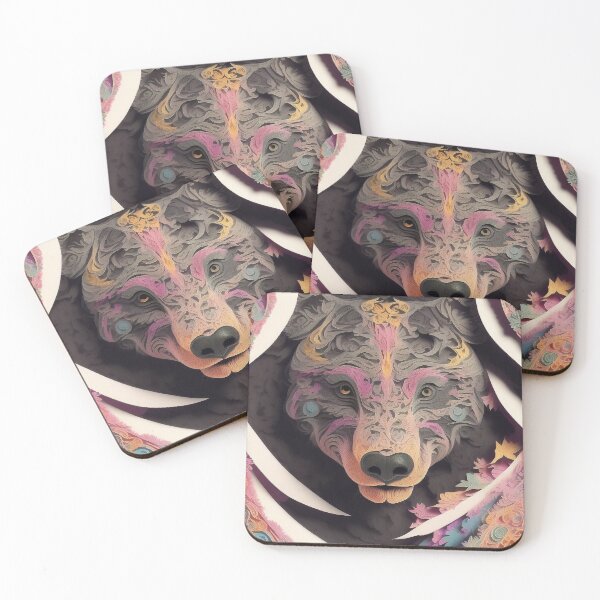 Item preview, PaperCut Grizzly Bear designed and sold by Damitan.