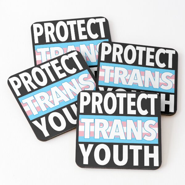 Item preview, Protect Trans Youth 2.0 (trans flag edition) designed and sold by Thelittlelord.
