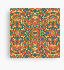 Multicolored Abstract Ornate Pattern Canvas Print