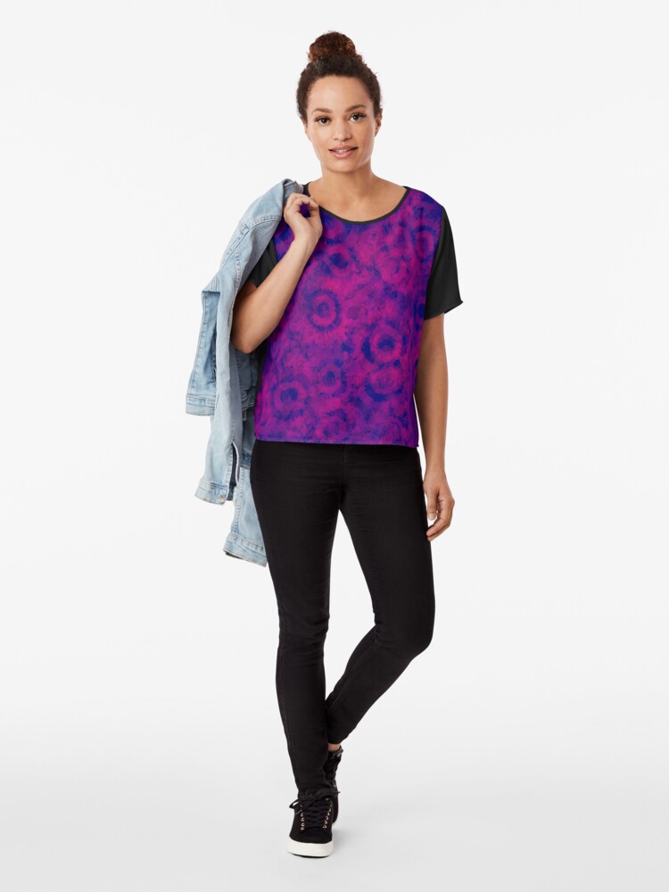 Alternate view of Pink Sunburst Chiffon Top