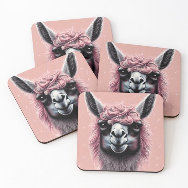 Item preview, Llamaste - llama animal stickers designed and sold by Blue  Dragon.