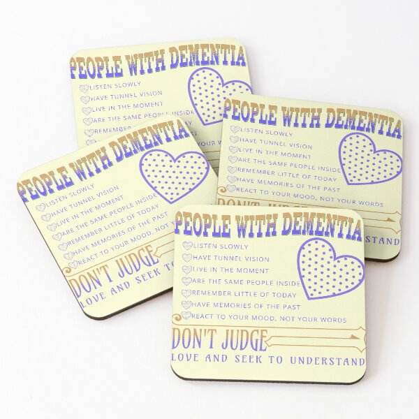Item preview, People with Dementia List of support and real aging parent design for those caring for a loved one with dementia designed and sold by tranquilbeach.