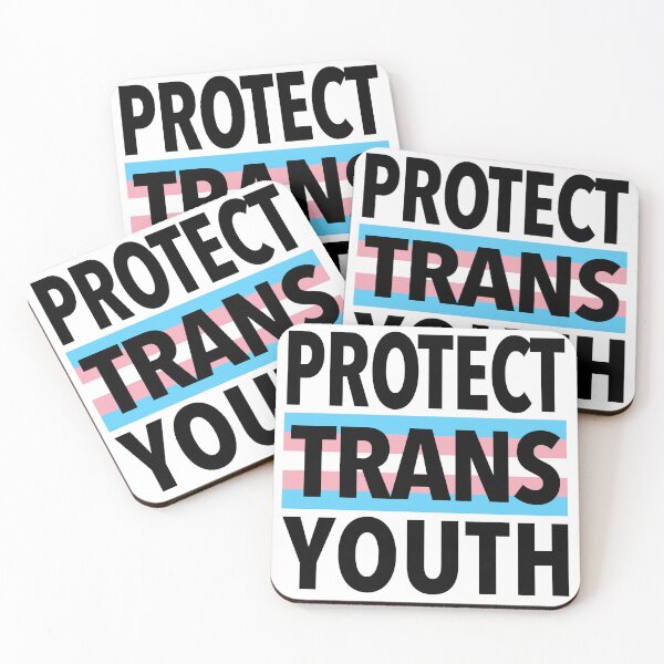 Item preview, Protect Trans Youth 3.0 (trans flag edition) designed and sold by Thelittlelord.