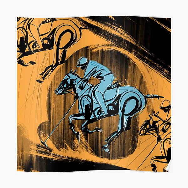 Polo orange Poster