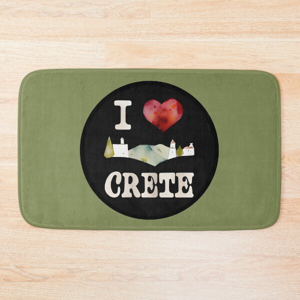 Item preview, "I Love Crete" Show Your Love for Crete with a Unique Stylish Design designed and sold by nicpa-art.