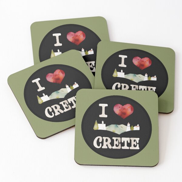 Item preview, "I Love Crete" Show Your Love for Crete with a Unique Stylish Design designed and sold by nicpa-art.