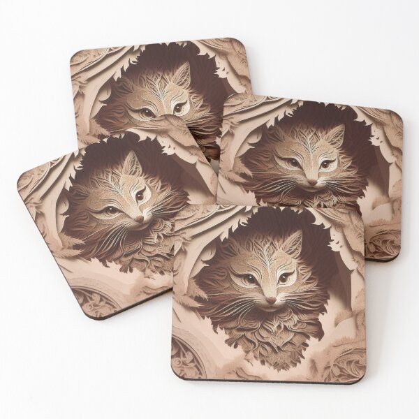 Item preview, PaperCut Fantasy Cat-Hedgehog Hybrid designed and sold by Damitan.