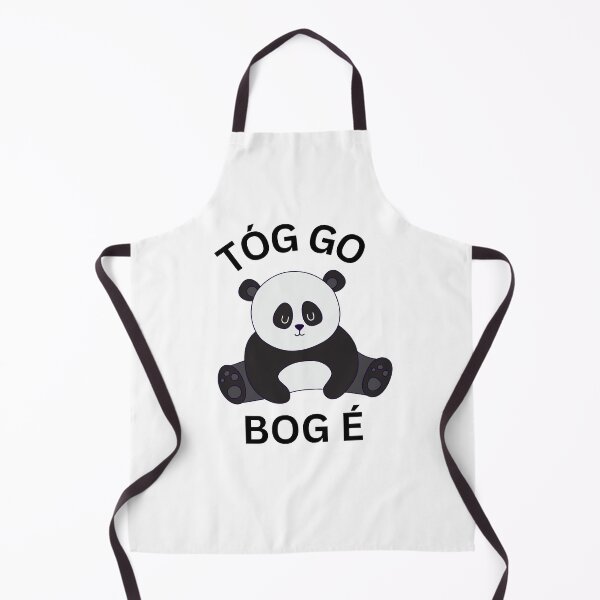 Item preview, Tóg Go Bog é Irish Language Gaeilge Cute Panda designed and sold by Irishprints.