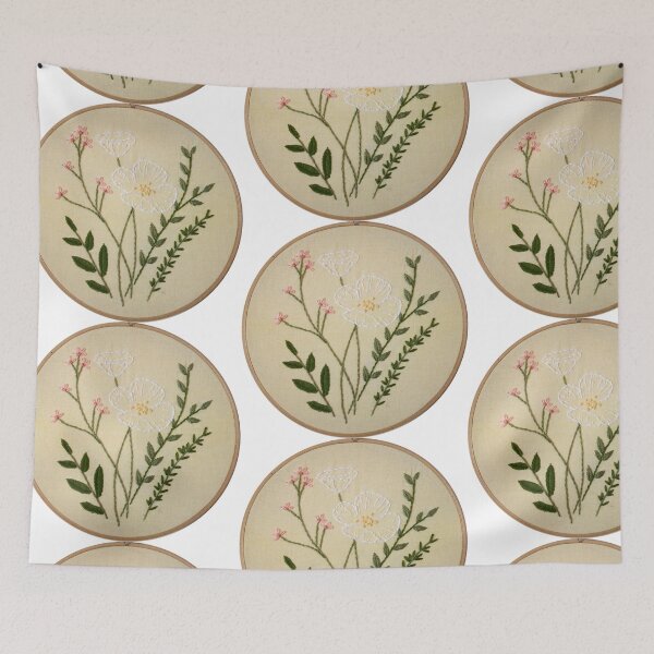 Item preview, Floral Embroidery designed and sold by suzannenagel.