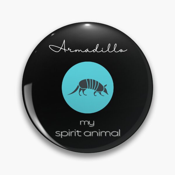 Item preview, Armadillo Totem Spirit Animal Poster designed and sold by MagicWolfStar.