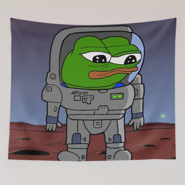 Item preview, Astronaut Pepe Mars Explorer Apu designed and sold by Slav-Art.