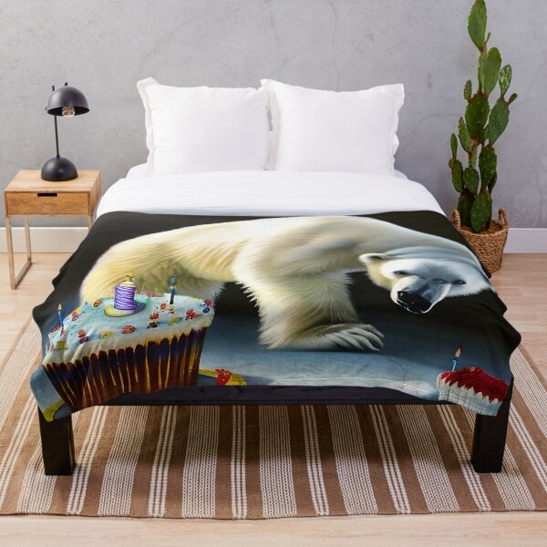 Item preview, Polar Bear Birthday Cake designed and sold by Steeshirts.