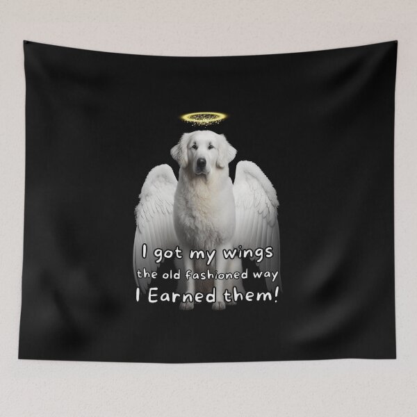 Item preview, Angel dogs - Kuvasz designed and sold by SteampunkMoai.