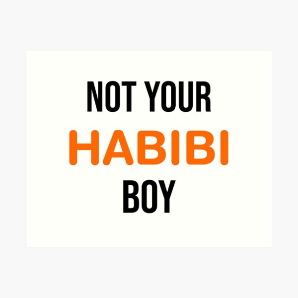 Not Your Habibi Art Print