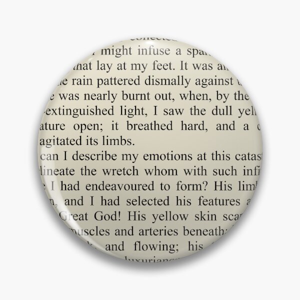 Item preview, Frankenstein by Mary Wollstonecraft Shelley - Book Text designed and sold by softbluehum.