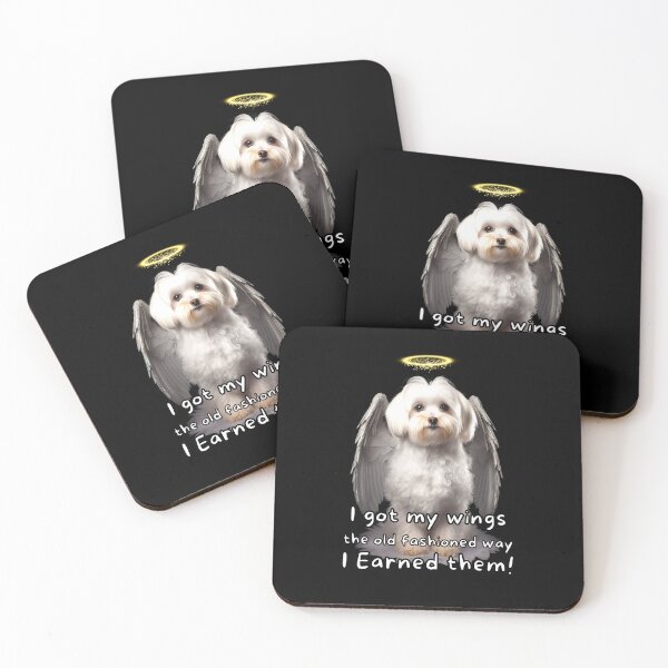 Item preview, Angel dogs - Maltese designed and sold by SteampunkMoai.