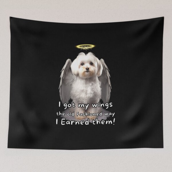 Item preview, Angel dogs - Maltese designed and sold by SteampunkMoai.