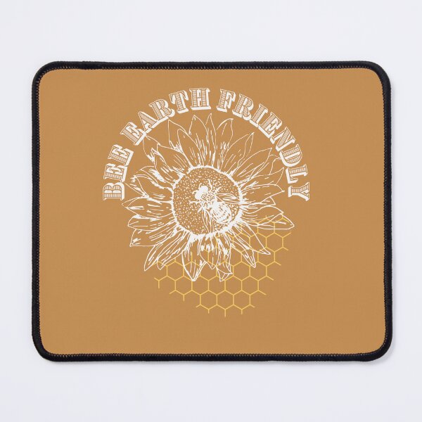 Item preview, Be Earth Friendly Bee and Honeycomb honey bee, vegan, vegitarian, conversationalists earth recycle positive design designed and sold by tranquilbeach.