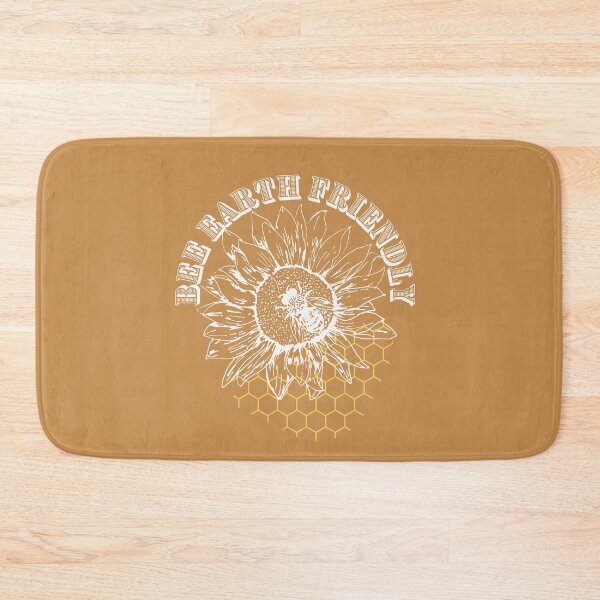 Item preview, Be Earth Friendly Bee and Honeycomb honey bee, vegan, vegitarian, conversationalists earth recycle positive design designed and sold by tranquilbeach.
