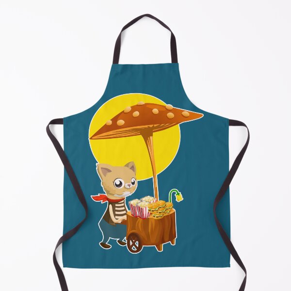 Item preview, Cat selling popcorn and burgers designed and sold by Astralia.