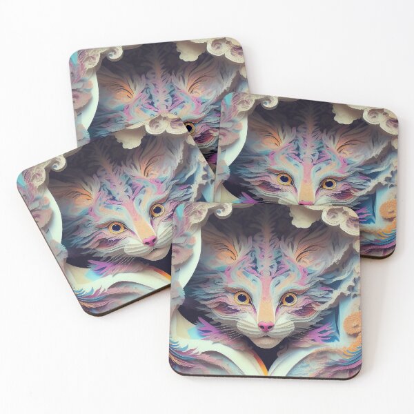 Item preview, PaperCut Kitty Vaporwave  designed and sold by Damitan.