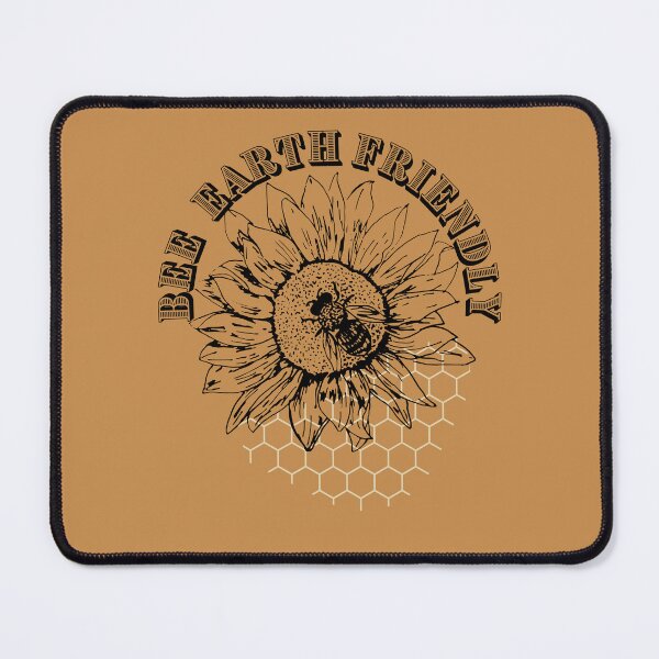Item preview, Be Earth Friendly Bee and Honeycomb honey bee, vegan, vegetarian, conversationalists earth recycle positive design designed and sold by tranquilbeach.