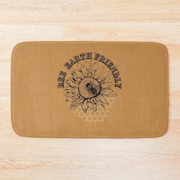 Item preview, Be Earth Friendly Bee and Honeycomb honey bee, vegan, vegetarian, conversationalists earth recycle positive design designed and sold by tranquilbeach.