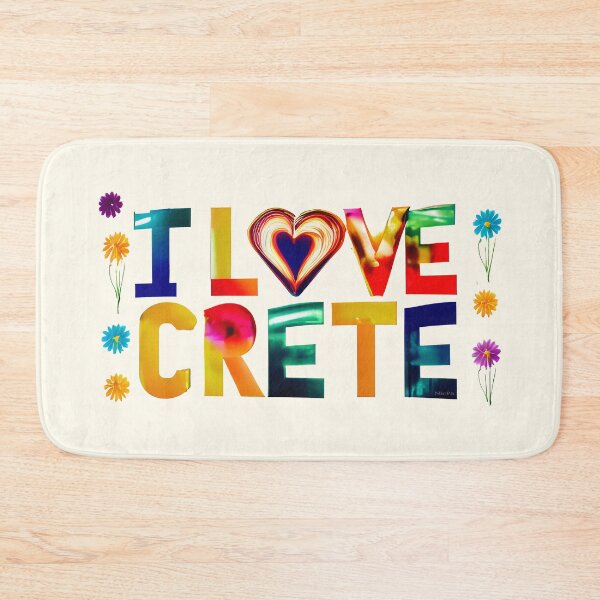 Item preview, "I Love Crete" Show Your Love for Crete with a Unique Stylish Design.  designed and sold by nicpa-art.