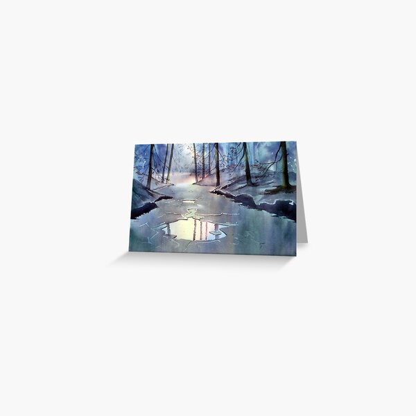 Breaking Ice Greeting Card