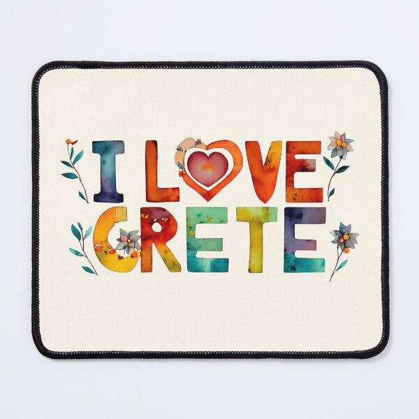 Item preview, "I Love Crete" Show Your Love for Crete with a Unique Stylish Design.  designed and sold by nicpa-art.